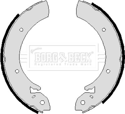 BORG & BECK Piduriklotside komplekt BBS6055